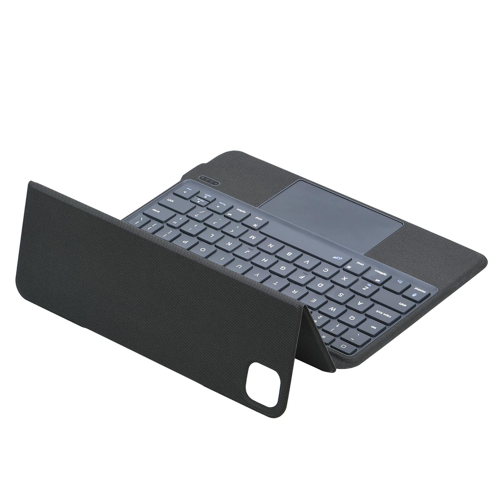 NNEIDS Bluetooth Keyboard Leather Case For Ipad Air / Pro 11 - Touch Pad - Black